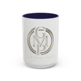 GMP Monogram Accent Coffee Mug — Gold Circle Initials (11/15oz)