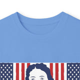 Long Sleeve Tee - Patriotic Bandana Mask Design with 'God, Money & Power' Graphic