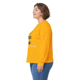 Long Sleeve Tee — "God · Money · Power" Graphic