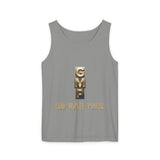 GMP Tank Top — God • Money • Power Gold Block Graphic