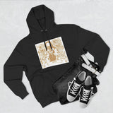 Hoodie — 'God, Money, Power' Vintage Crest Graphic Pullover
