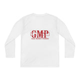 GMP 'God Money Power' Youth Long Sleeve Tee - Red Logo