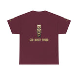 God · Money · Power Tee — GMP Gold Block Logo T-Shirt