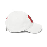 Dad Cap with Red Retro Santa Embroidered Patch