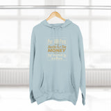 Hoodie — “Put GOD First, Hustle For The MONEY” Motivational Religious Graphic Hoodie