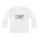 Youth Long Sleeve Tee — GMP "God Money Power" Graphic
