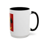 God Money Power Coffee Mug — Bold Red Retro Palm Design (11/15oz)