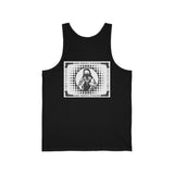 Jesus Money Graphic Tank - Vintage Dollar Note Design