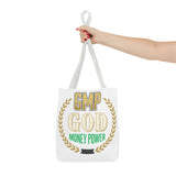 GMP GOD Money Power Tote Bag — Bold Financial Empowerment Canvas Tote
