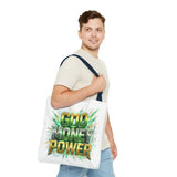 Tote Bag — "God Money Power" Bold Graphic Tote for Faith & Hustle