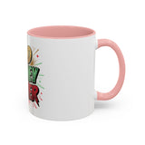God Money Power Accent Coffee Mug — Bold Motivational Religious Coffee Cup (11/15oz)