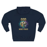 Three-Panel Fleece Hoodie