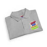 Youth Polo Shirt — Colorful "Camp Gov Summer Power" Logo Tee