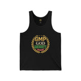 GMP God Money Power Laurel Tank Top — Motivational Faith & Wealth Graphic Tank