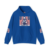 Patriotic Boxer Dog Hoodie — 'God, Money, Power' Americana Pullover
