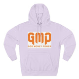 GMP "God Money Power" Hoodie — Bold Orange Streetwear Fleece
