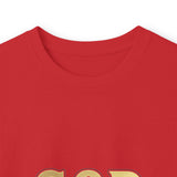 God Money Power Long Sleeve Tee — Inspirational Faith & Wealth Graphic Shirt