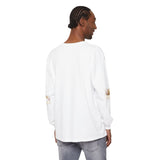 Long Sleeve T-Shirt — 'God Money Power' Pyramid Graphic