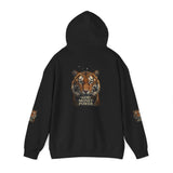 Tiger 'God Money Power' Hoodie – Bold Graphic Animal Print Pullover
