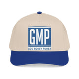GMP 'God Money Power' Mid Profile Baseball Cap — Embroidered Logo Dad Hat