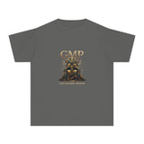 GMP 'Gold Money Power' Youth Tee — Regal Throne Graphic Kids T‑Shirt