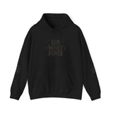 God Money Power Hoodie — Minimalist Faith & Ambition Pullover