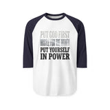 Unisex Three-Quarter Sleeve Raglan Shirt