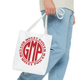 Tote — "GMP (God Money Power)" Red Logo Canvas Tote Bag