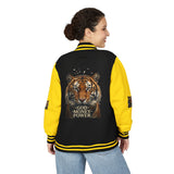 Tiger 'God Money Power' Letterman Jacket
