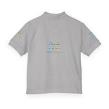 Youth Polo Shirt — "GIVE GOD" Inspirational Church Youth Uniform