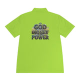God Money Power Polo Shirt — Men's Motivational Sport Polo