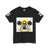 Beach Vibes Tee — Palm Trees & Sunset Graphic T-Shirt