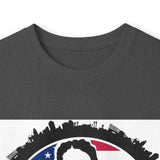 Long Sleeve Tee — 'God Money Power' Patriotic Graphic