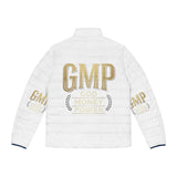 Puffer Jacket — GMP (God Money Power) Gold Logo Insulated Coat