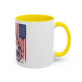 God, Money, Power Coffee Mug — Patriotic Street Art Accent Mug (11/15oz)