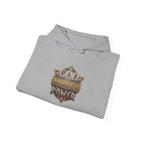 God Money Power Hoodie — Vintage Emblem Graphic Hooded Sweatshirt