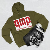 GMP 'God Money Power' Hoodie – Bold Red Logo Fleece Pullover