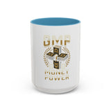 Money Power Accent Coffee Mug — GMP Cash Stack Design (11/15 oz)