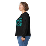 God Money Power Long Sleeve Tee — Retro Neon Graphic Faith & Hustle Shirt
