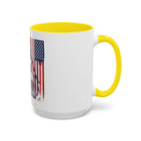 God, Money, Power Coffee Mug — Patriotic Street Art Accent Mug (11/15oz)