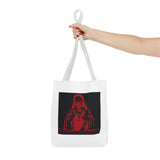 Red Occult Saint Tote Bag – Gothic Graphic AOP Tote
