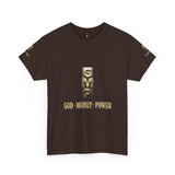 God · Money · Power Tee — GMP Gold Block Logo T-Shirt