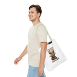 God Money Power Crown Tote Bag — Religious Inspirational Statement Tote