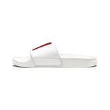 Men's Slide Sandals with Removable Strap — Red Skull Graphic