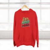 God Money Power Hoodie — Graphic Fleece Pullover with Crown Logo