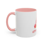God Money Power Coffee Mug — Edgy Religious Pop Art Accent Mug (11/15 oz)