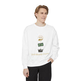 God • Money • Power Sweatshirt — Spiritual Faith & Wealth Graphic Pullover