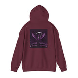 Angel Of Death Hoodie — Purple Gothic Angel Graphic Sweatshirt