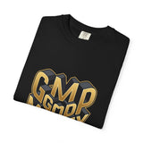 Good Money Power Graphic Tee — GMP 3D Gold Lettering T-Shirt