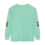 Long Sleeve T‑Shirt — "God Money Power" Pyramid Graphic